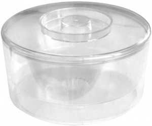 10 Litre Round Ice Bucket - Clear
